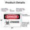 Signmission Cyanide Danger Sign, Aluminum, 24in W x 18in L, 2PK OS-2PACK-DS-A-1824-L-1112 - alternate 6